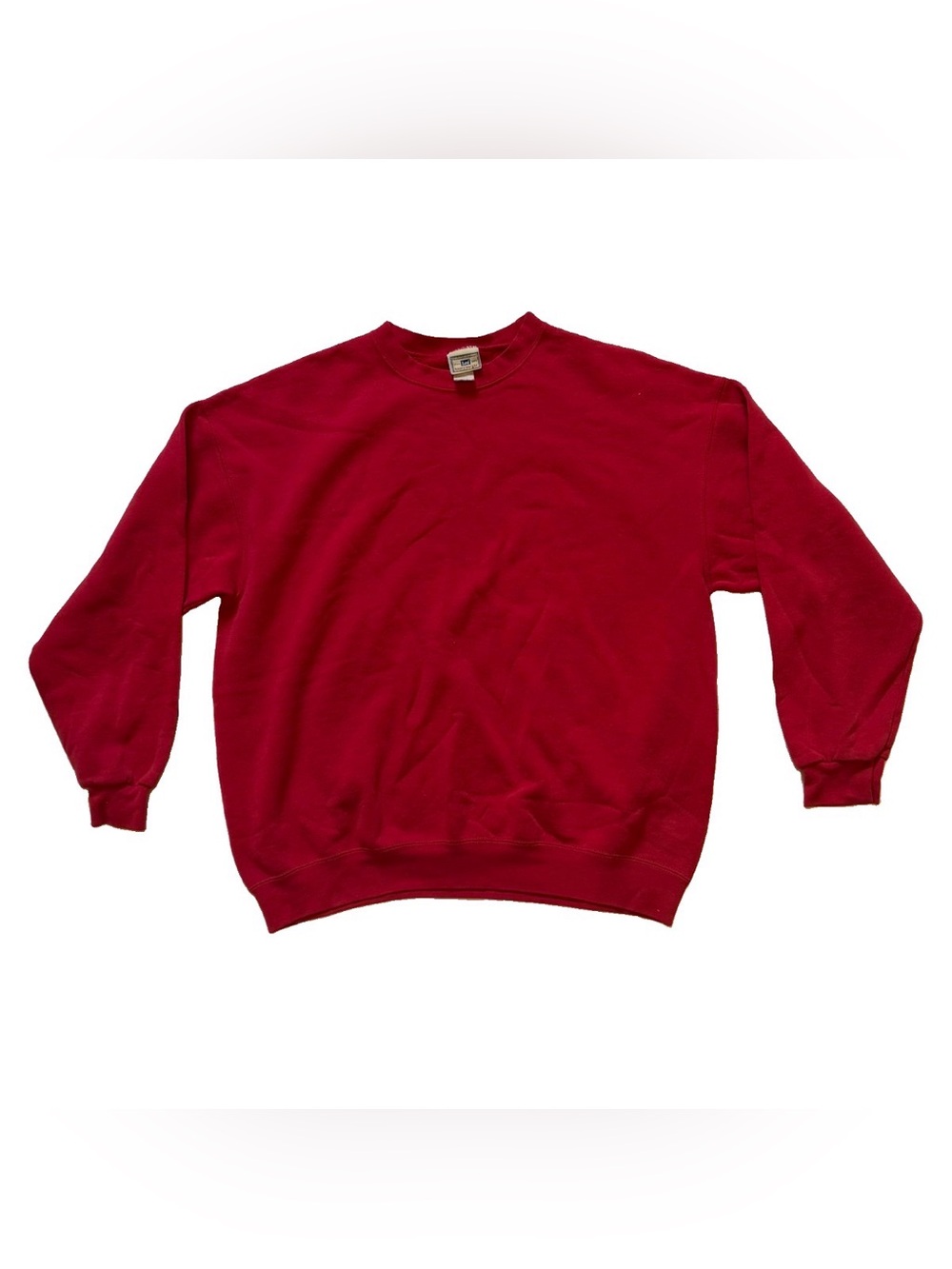 Lee Men's Crewneck Sweater in Deep Red